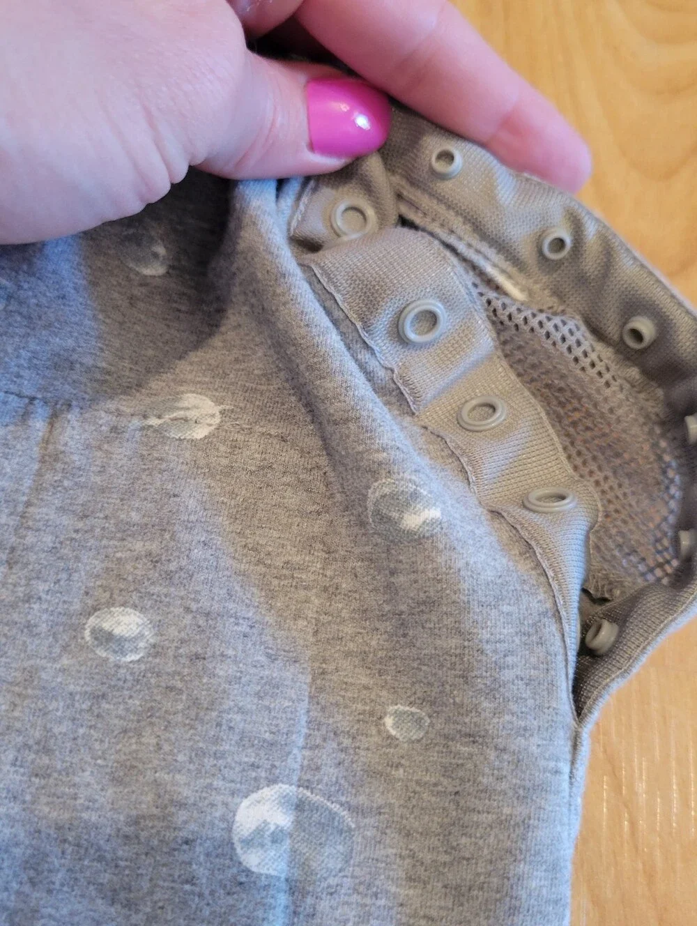 Happiest Baby Sleepea Swaddle Sleep Sack Charcoal Planets Size Medium 2-4 Months